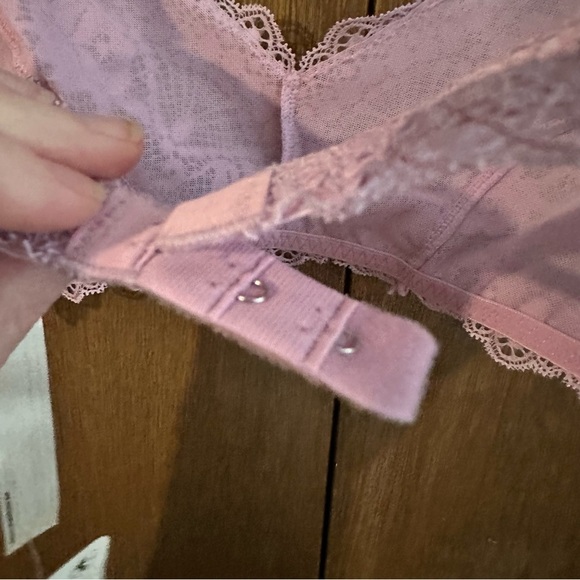 Free People Maya Lace Multiway Bralette Candied Lilac Light Pink Purple XL NWT - Picture 9 of 13